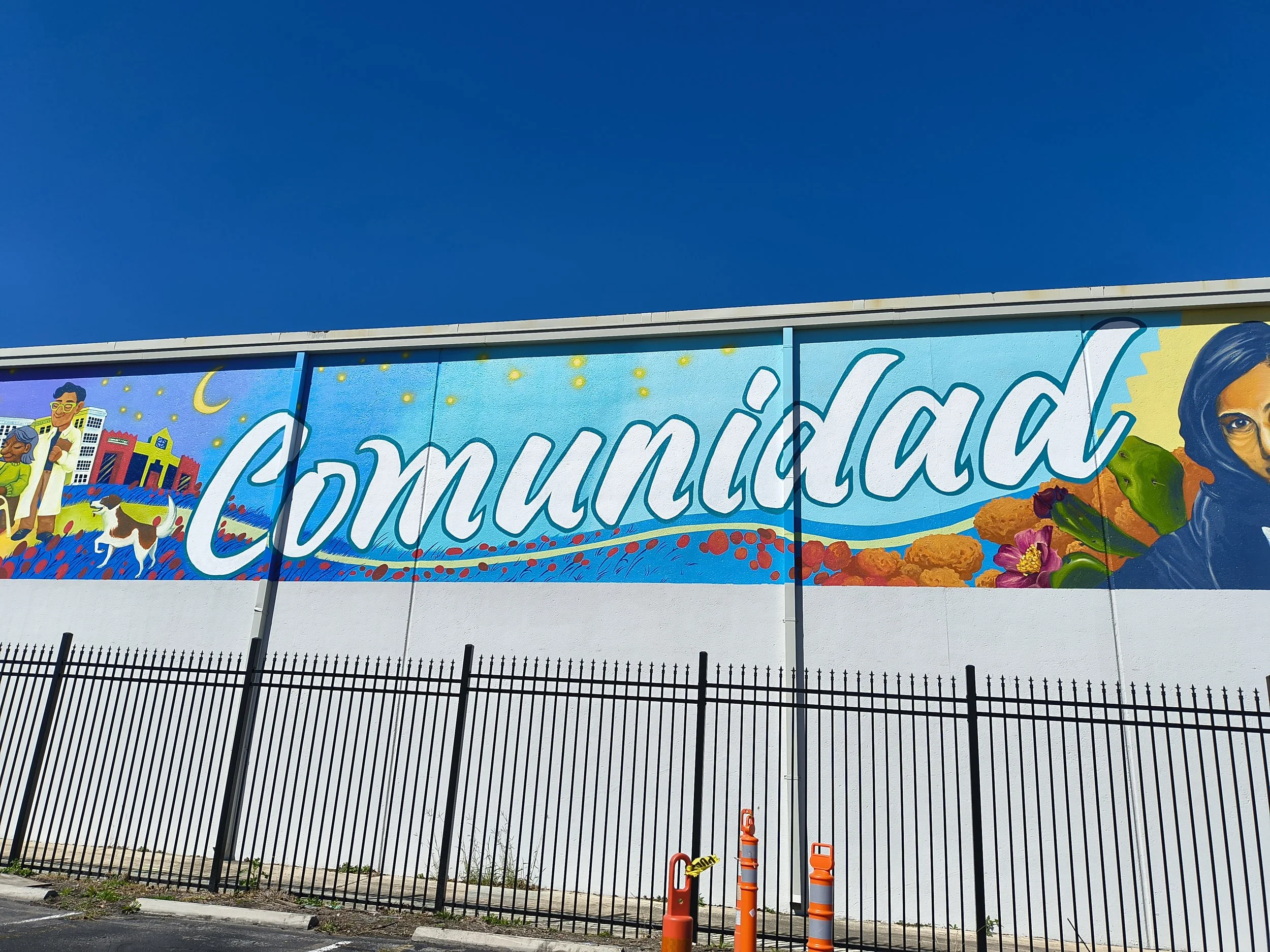 Assisted Mural for SASAI 
Lead Artist Kat Cadana