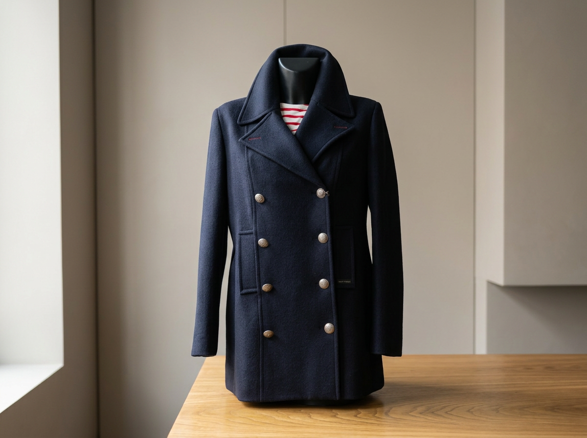 Chaquetón marinero contemporáneo de mujer