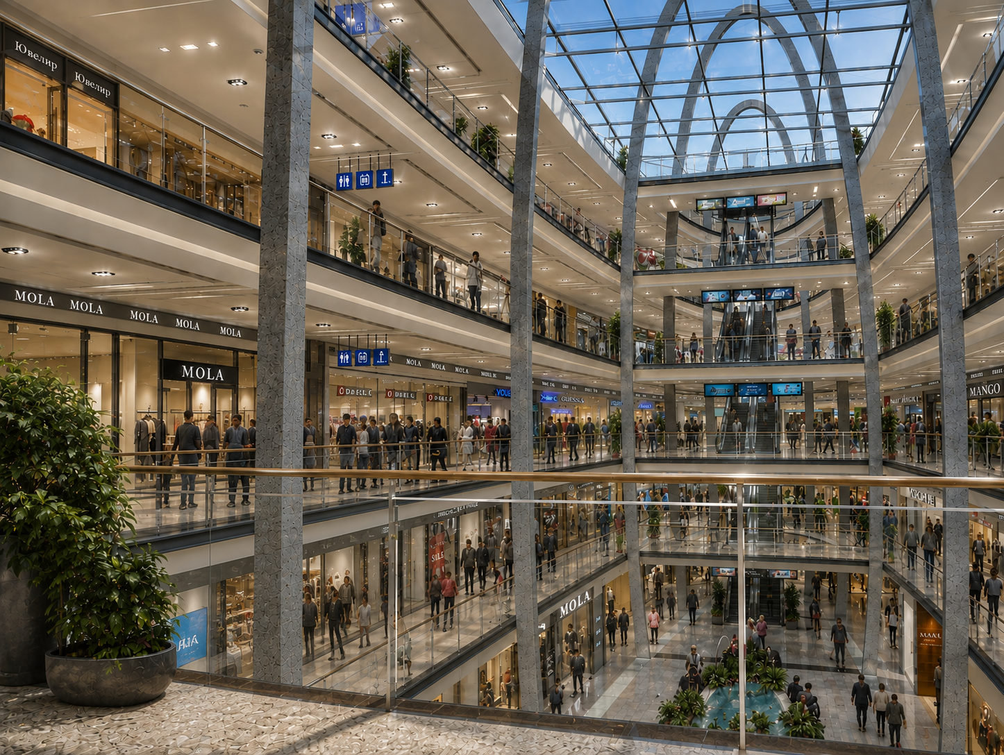 Concept of a shopping Center ECE