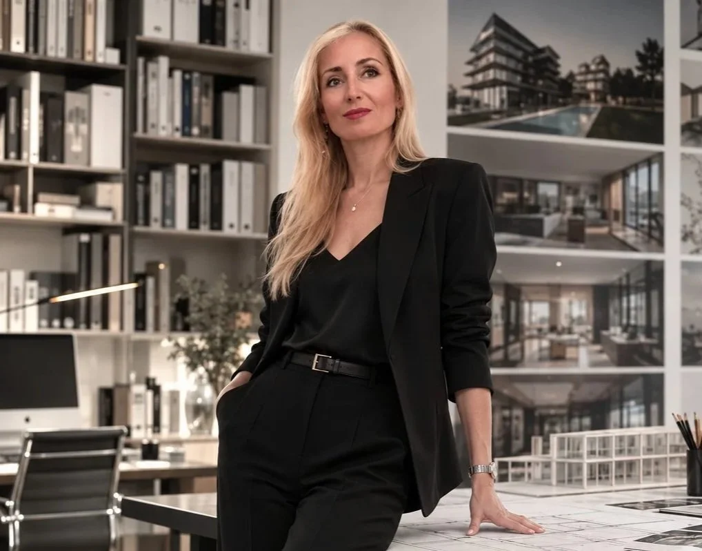 Kasia McCloskey is a licensed European Architect. Since 2020 She lives in Marin County where she is designing under her own name in the San Francisco Bay Area.