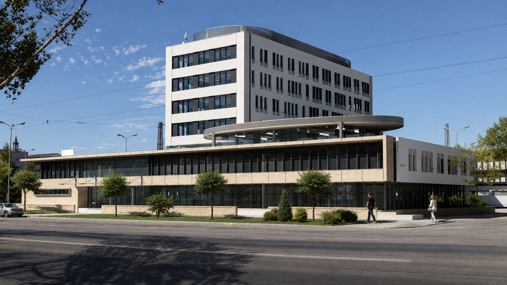 Modernization of an old factory building in Pabianice
