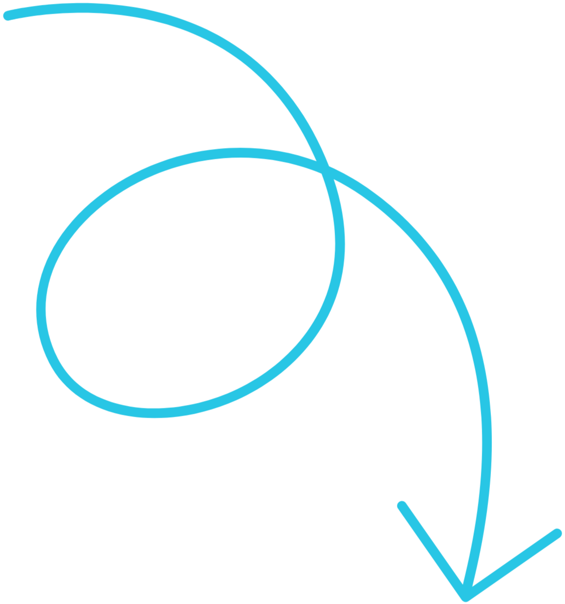 A blue dollar sign symbol with an arrow pointing downwards.