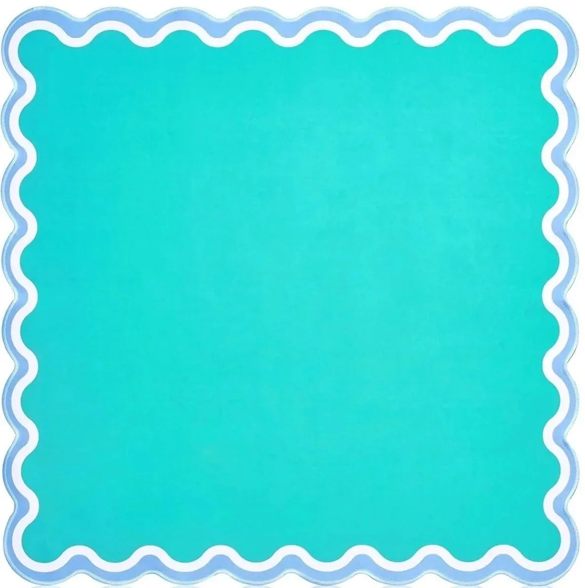A blank, light blue decorative border with wavy edges and a gradient background, designed for writing or highlighting text.