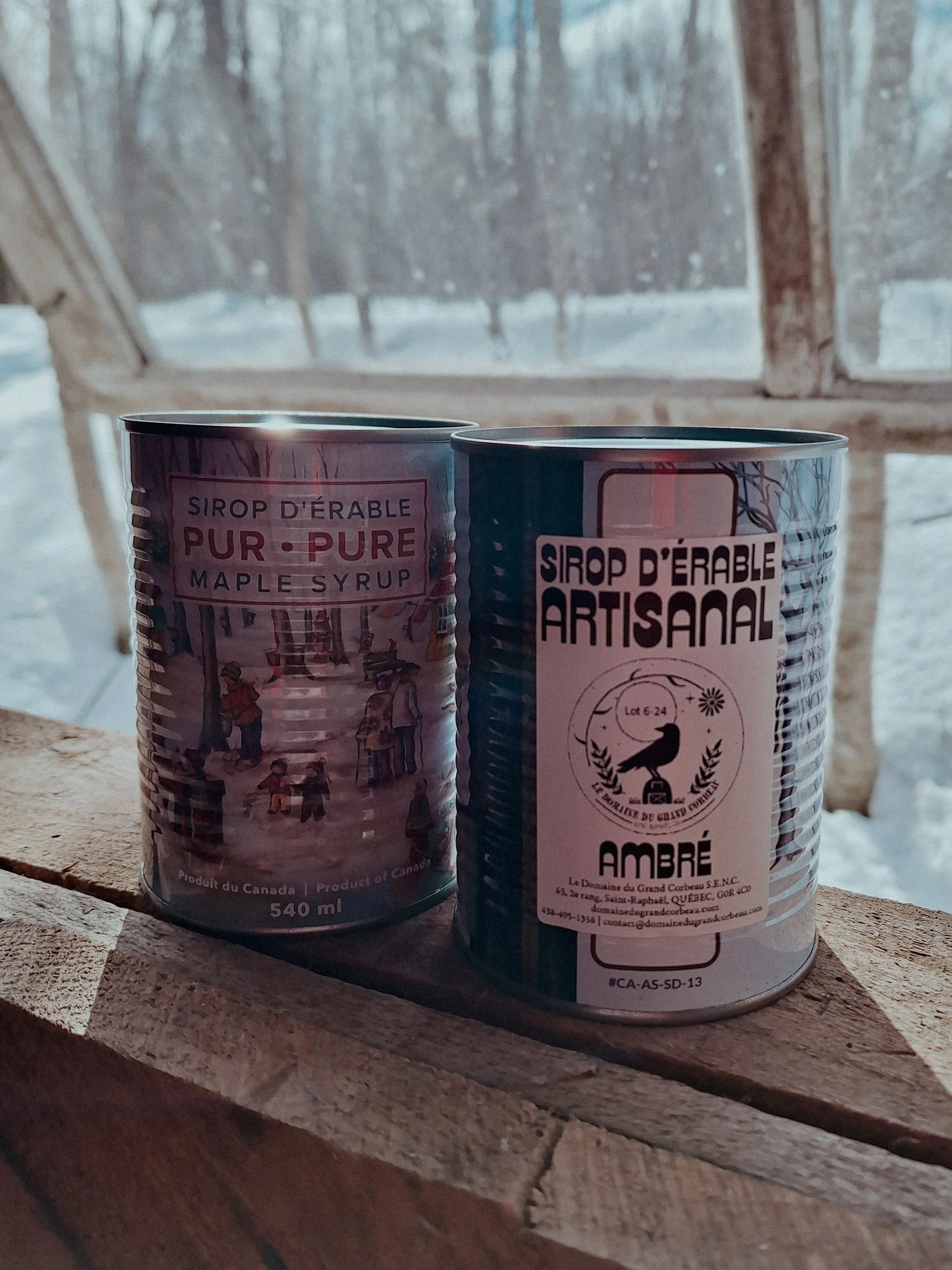 Sirop d'érable artisanal 540 ml cuvé 2024