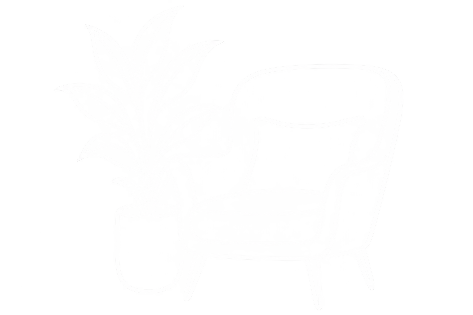Comfortable therapy chair in a calm, welcoming counseling environment.