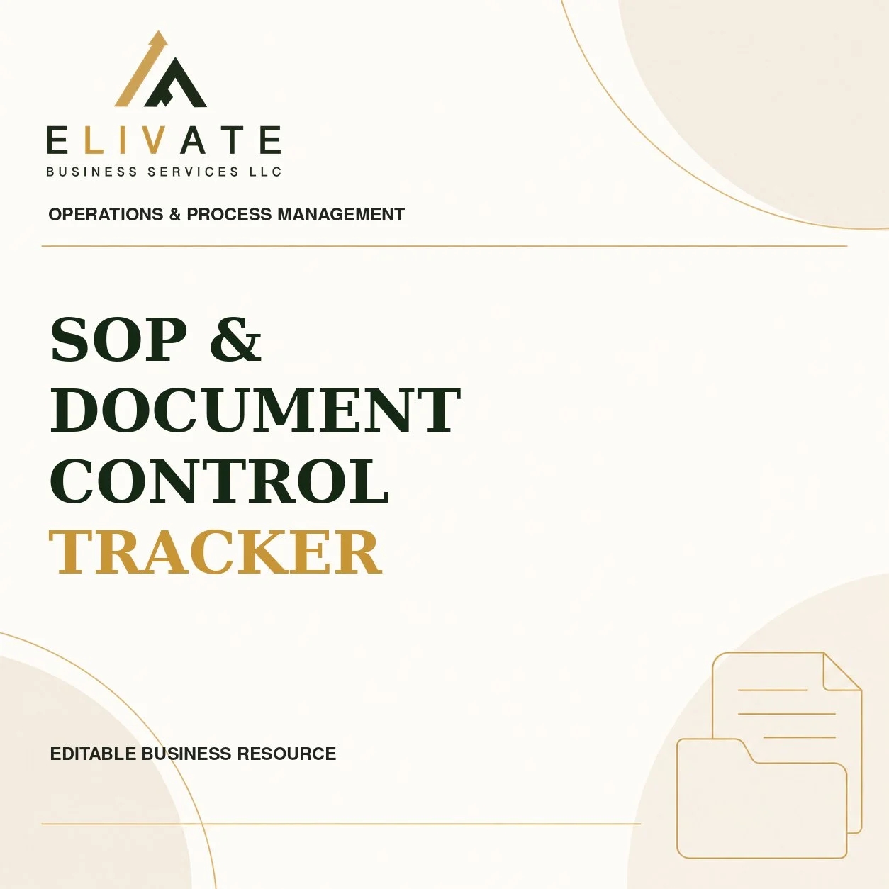 SOP & Document Control Tracker