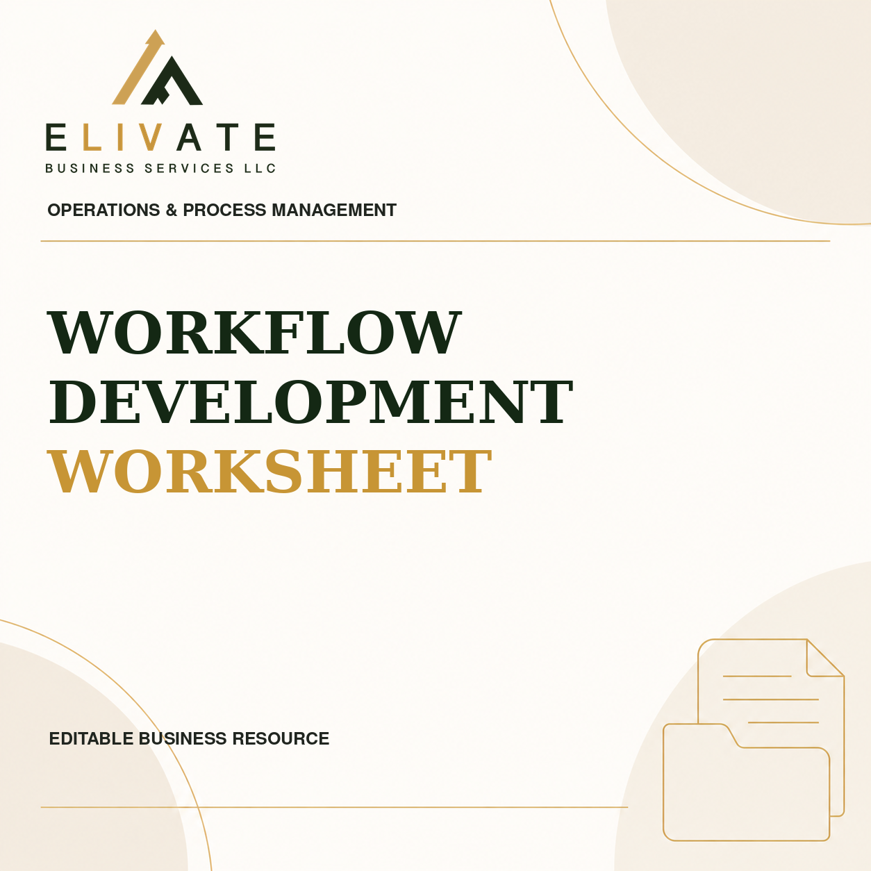 Workflow Development Worksheet