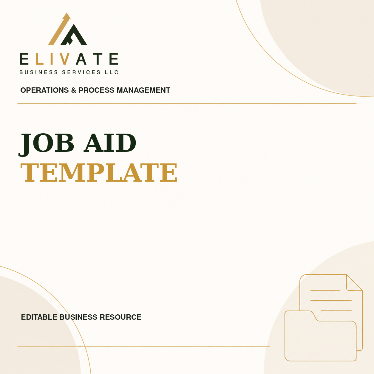 Job Aid Template