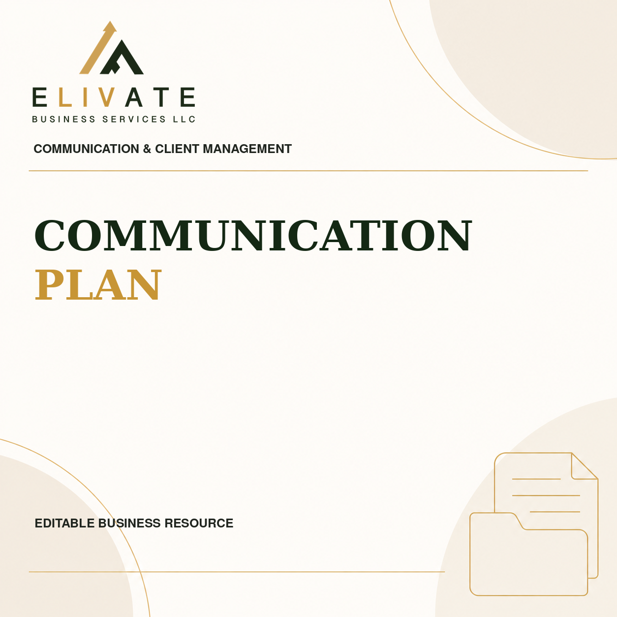Communication Plan