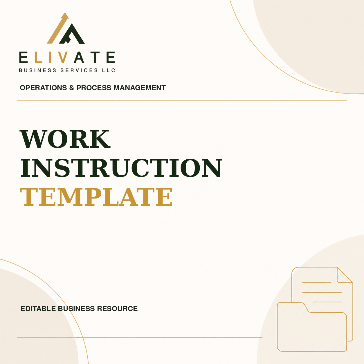Work Instruction Template