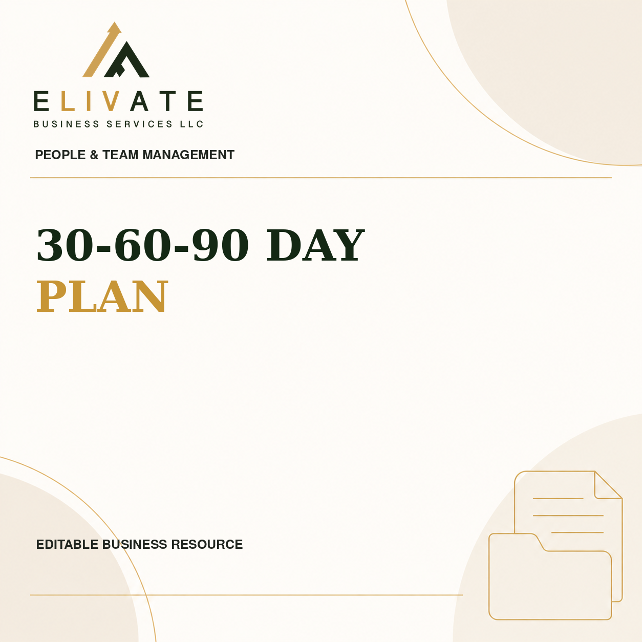 30-60-90 Day Plan