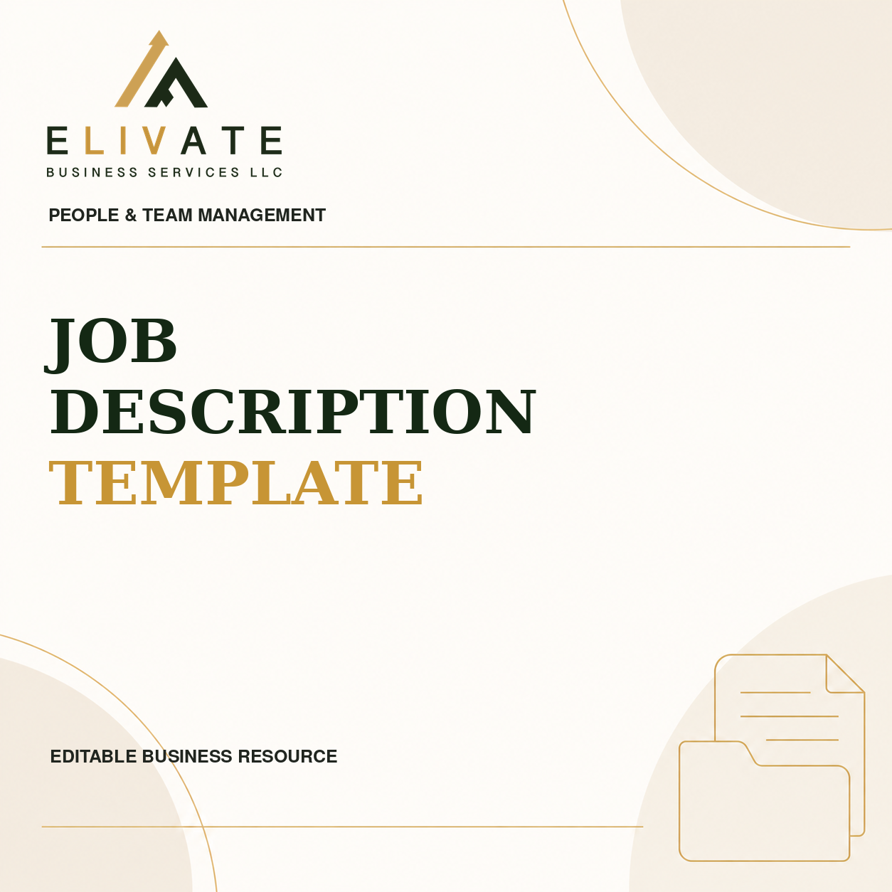 Job Description Template