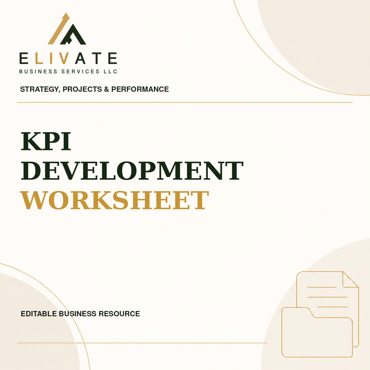 KPI Development Worksheet