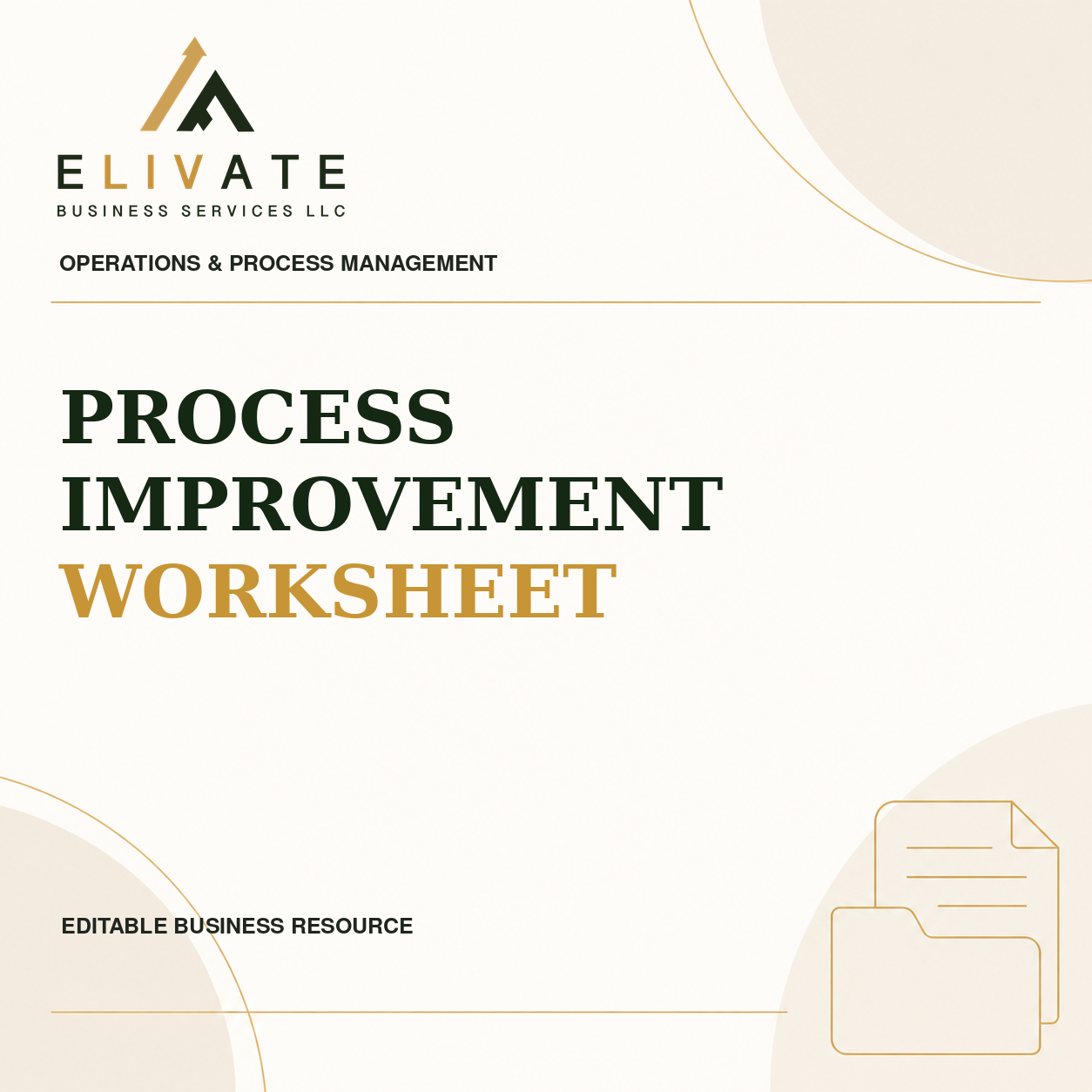 Process Improvement Worksheet