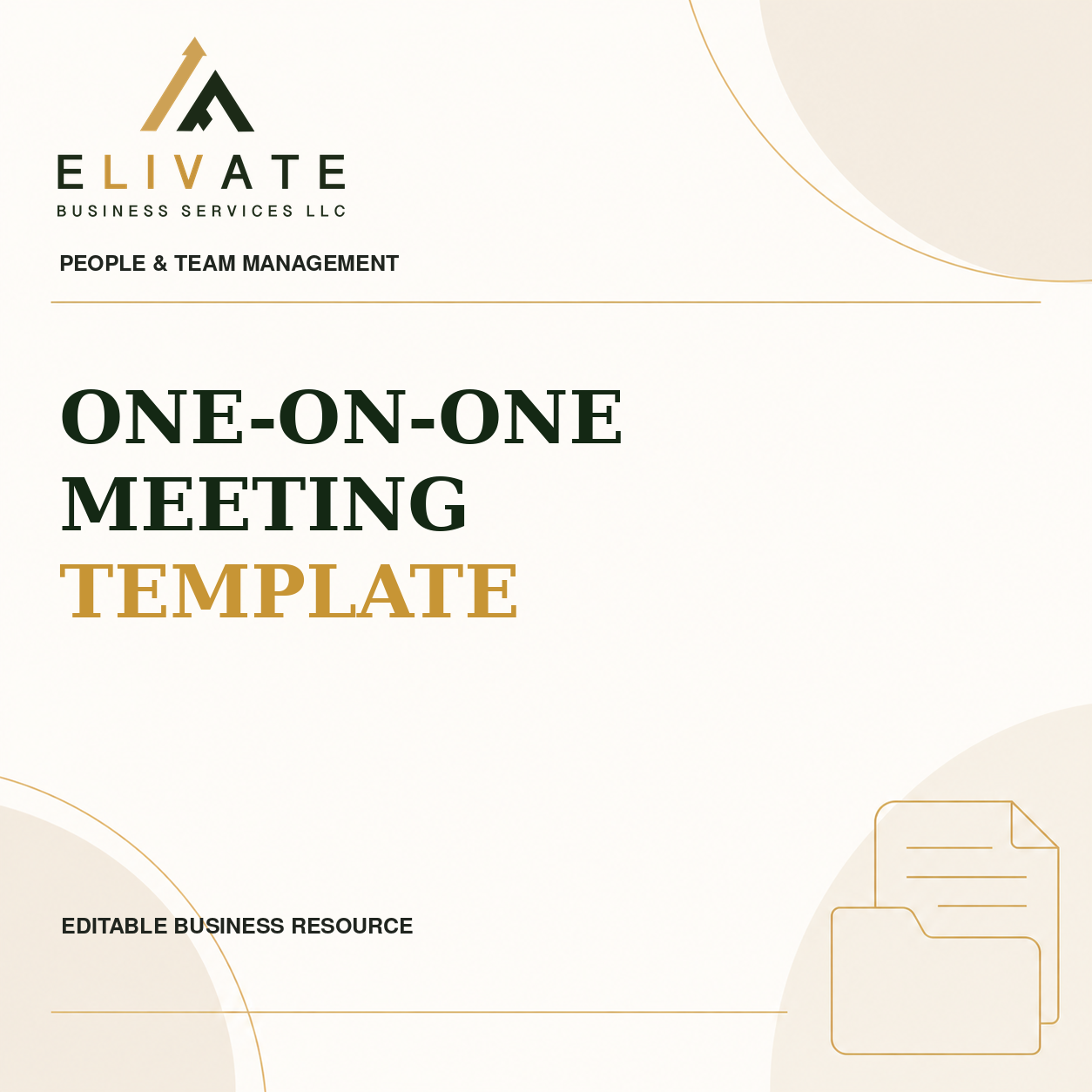 One-on-One Meeting Template