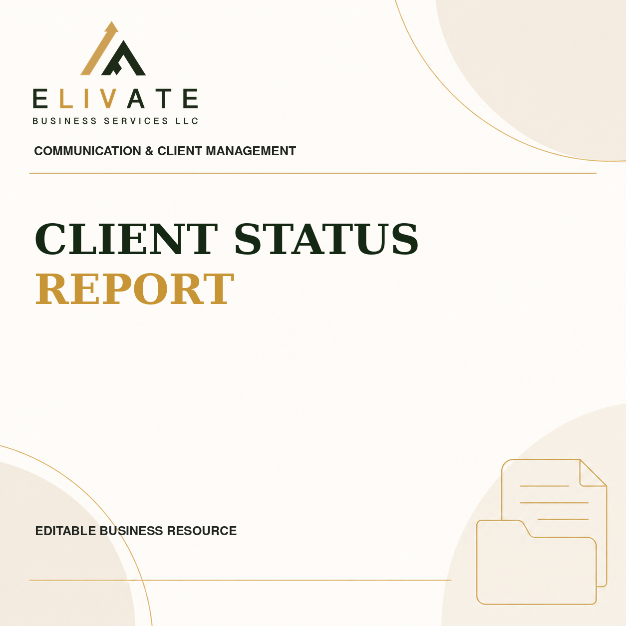 Client Status Report
