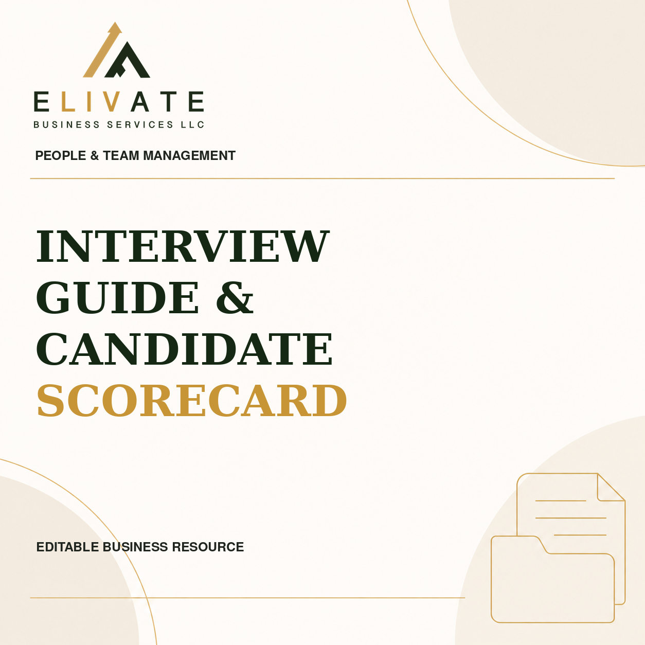 Interview Guide & Candidate Scorecard