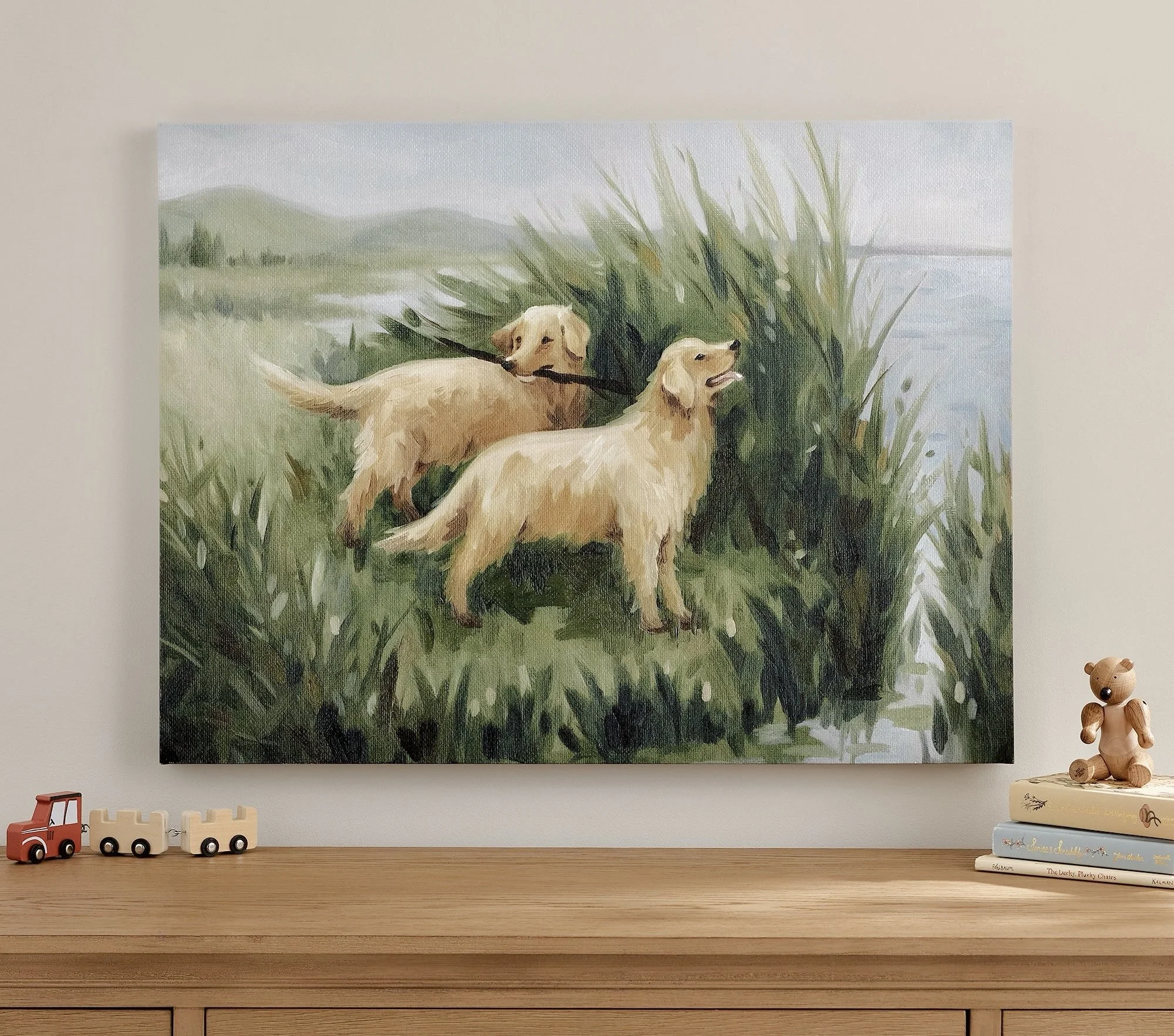 Golden Retriever Oil Painting
Artwork & Product Design: Amelia Hawkins