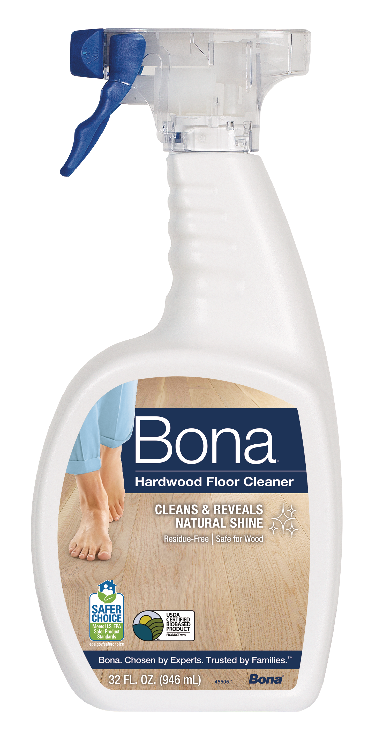 Bona Hardwood Floor Cleaner — 32 oz spray