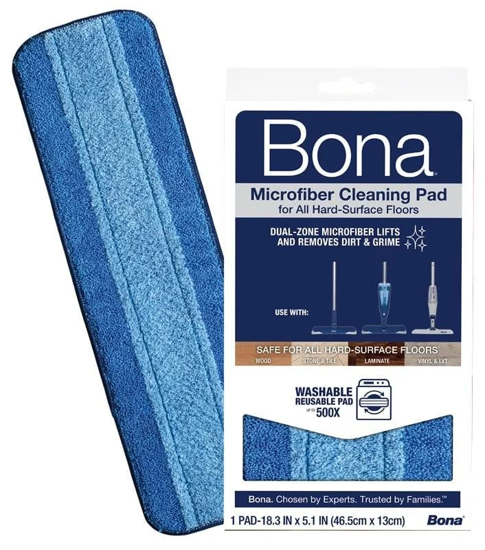 Bona Microfiber Cleaning Pad — Reusable pad