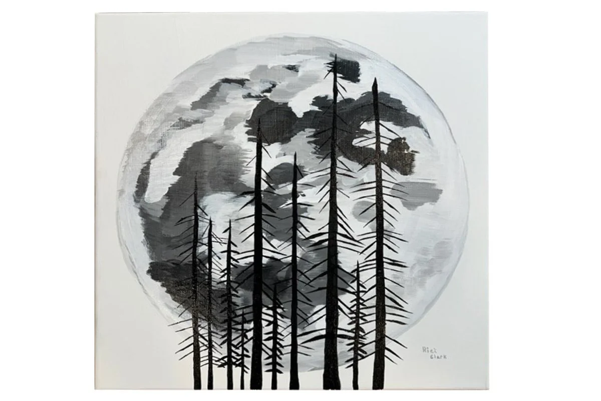 Moon Shadows 
 
Acrylic on canvas 20" x 20" 
 
