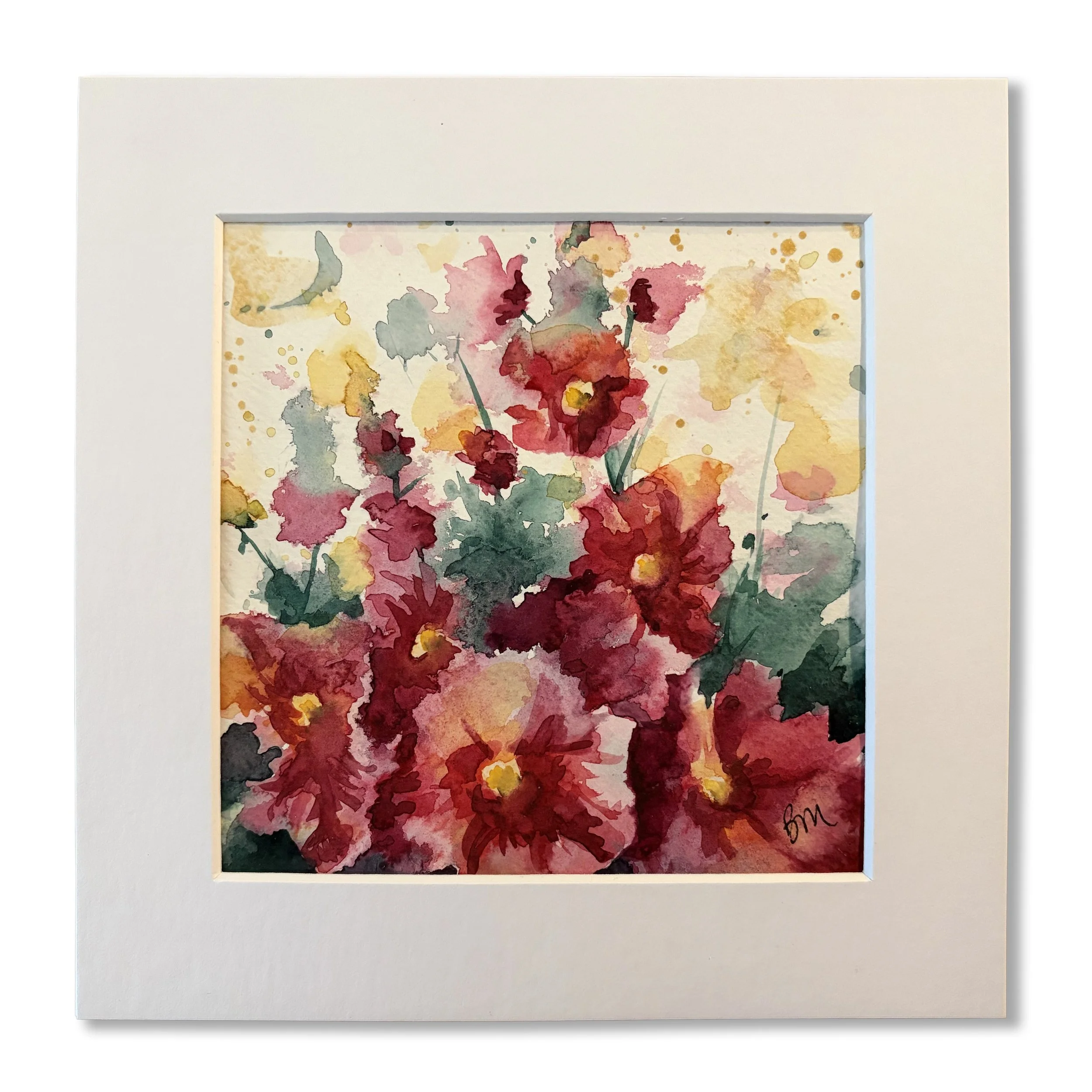 Hollyhocks