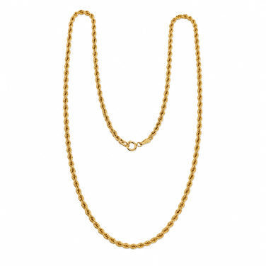 14k Gold Rope Chain - 18"