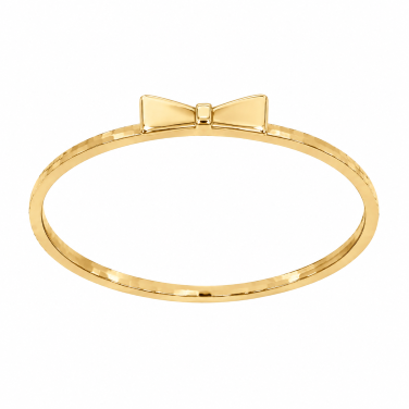 14k Gold Bow Ring - Size 9