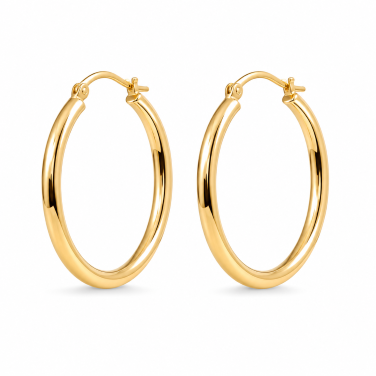 14k Gold Hoop Earrings