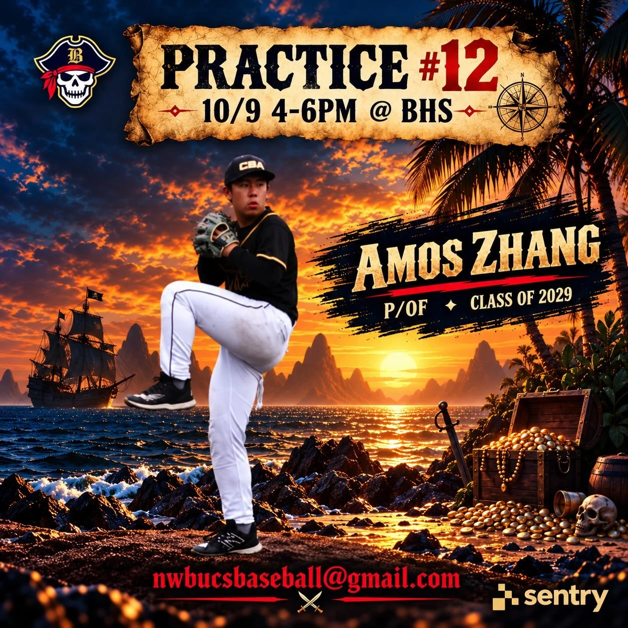 Player Spotlight: Amos Zhang (2029) - P/OF