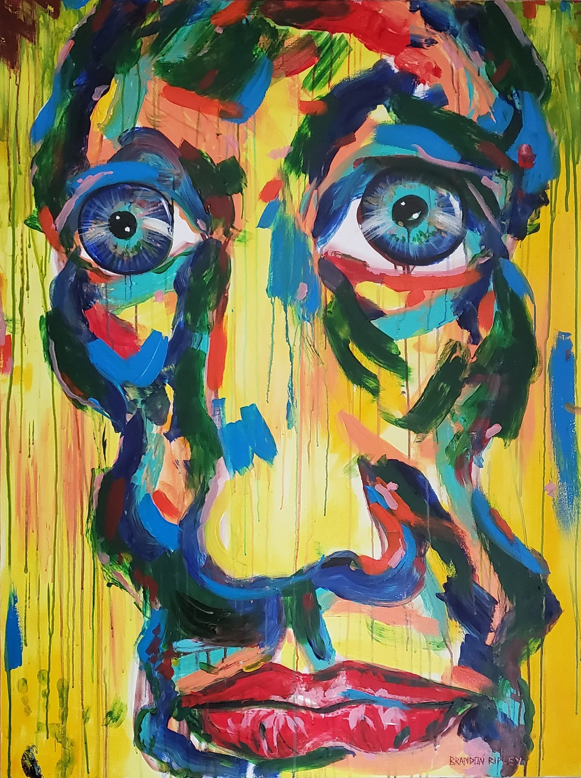 "Cadence II" Original 36×48in Acrylic on Canvas