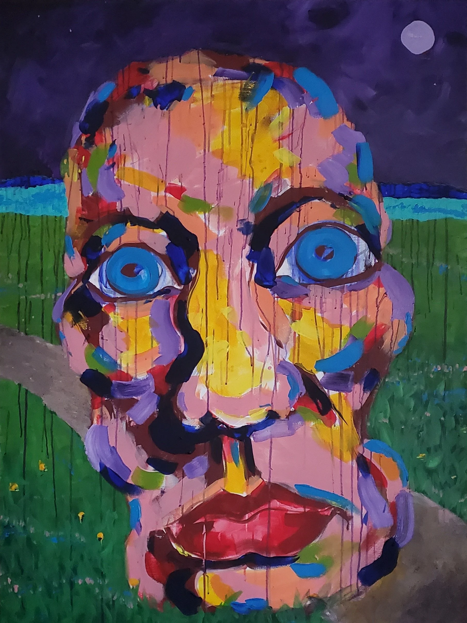 "Cadence III" Original 36×48in Acrylic on Canvas