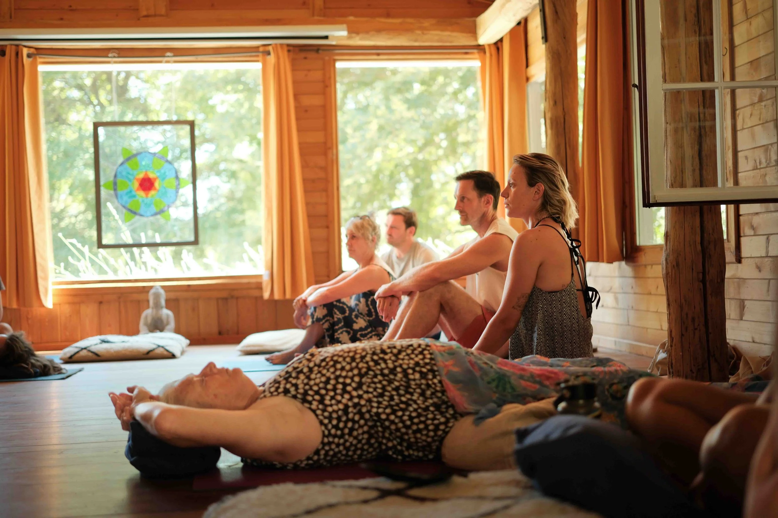A group integrating after a sound journey