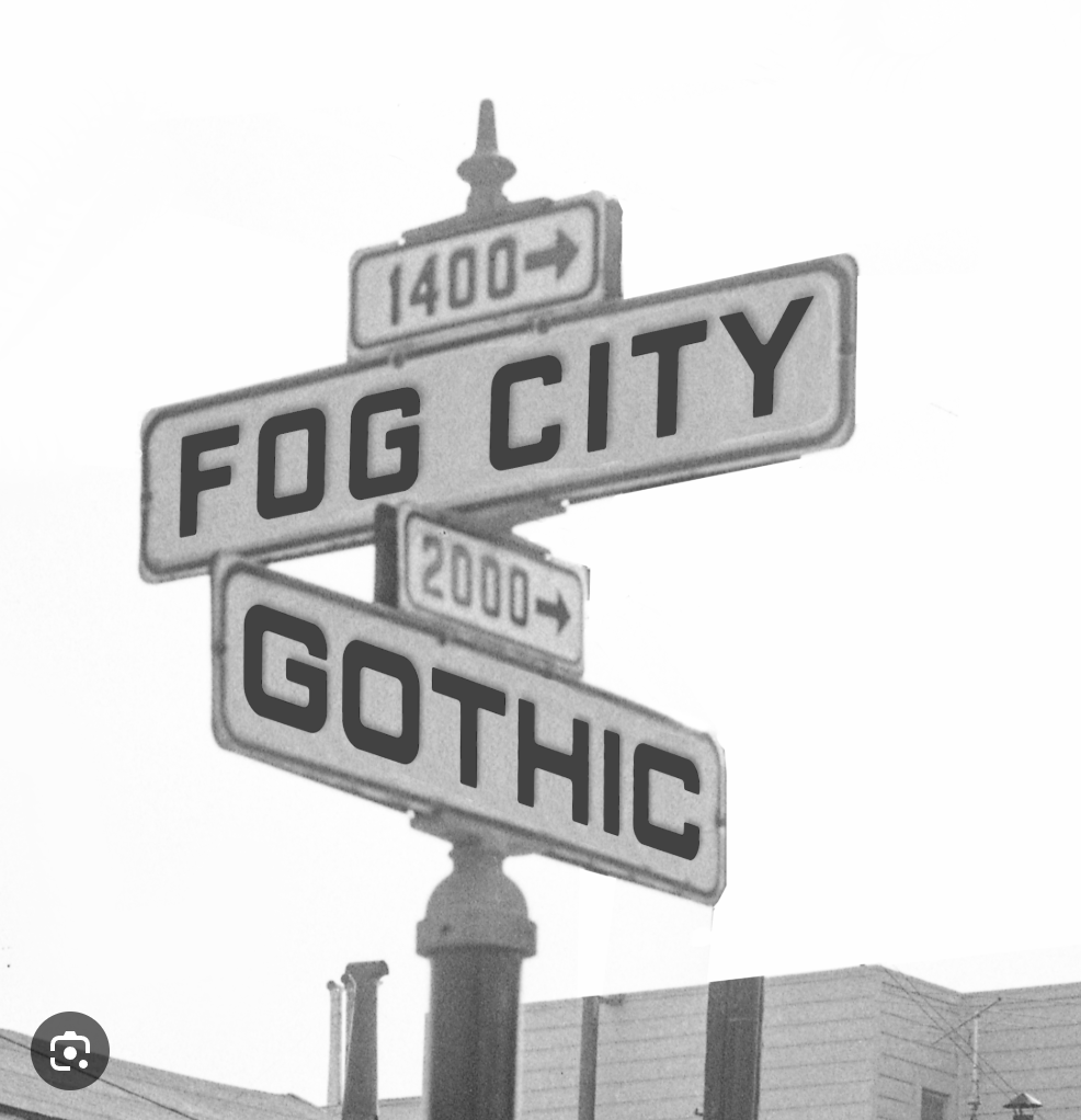 Inspiration for the Fog City Gothic typeface was found in historic San Francisco street signs.
