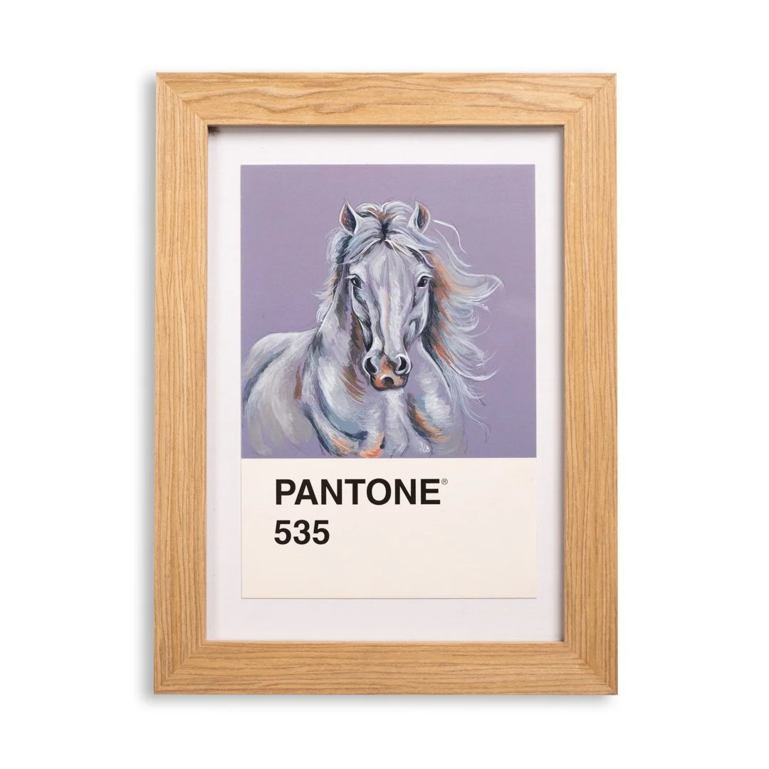 [White Horse Mini] - Original Mini Painting
