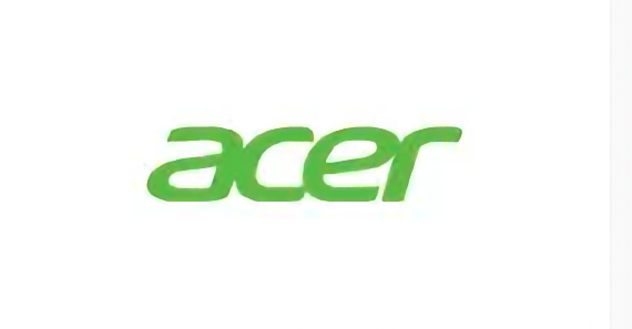 A logo of Acer in green text on a white background.
