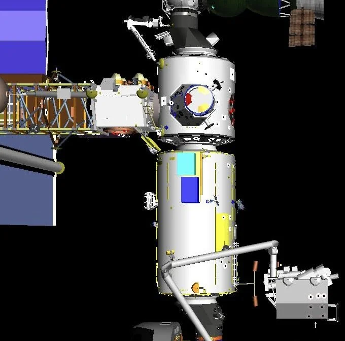 3D modeling of ISS and Space Shuttle mission - assessing both load and collision prevention as well as crew procedure analysis and testing
