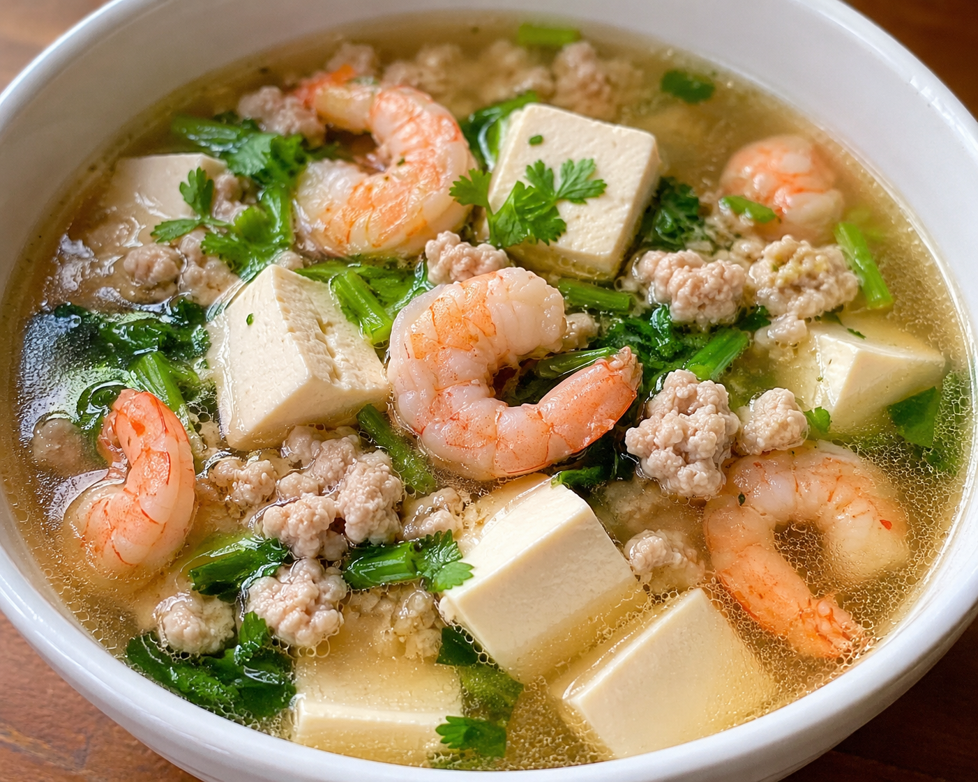 NON  SPICY  CLEAR  SOUP