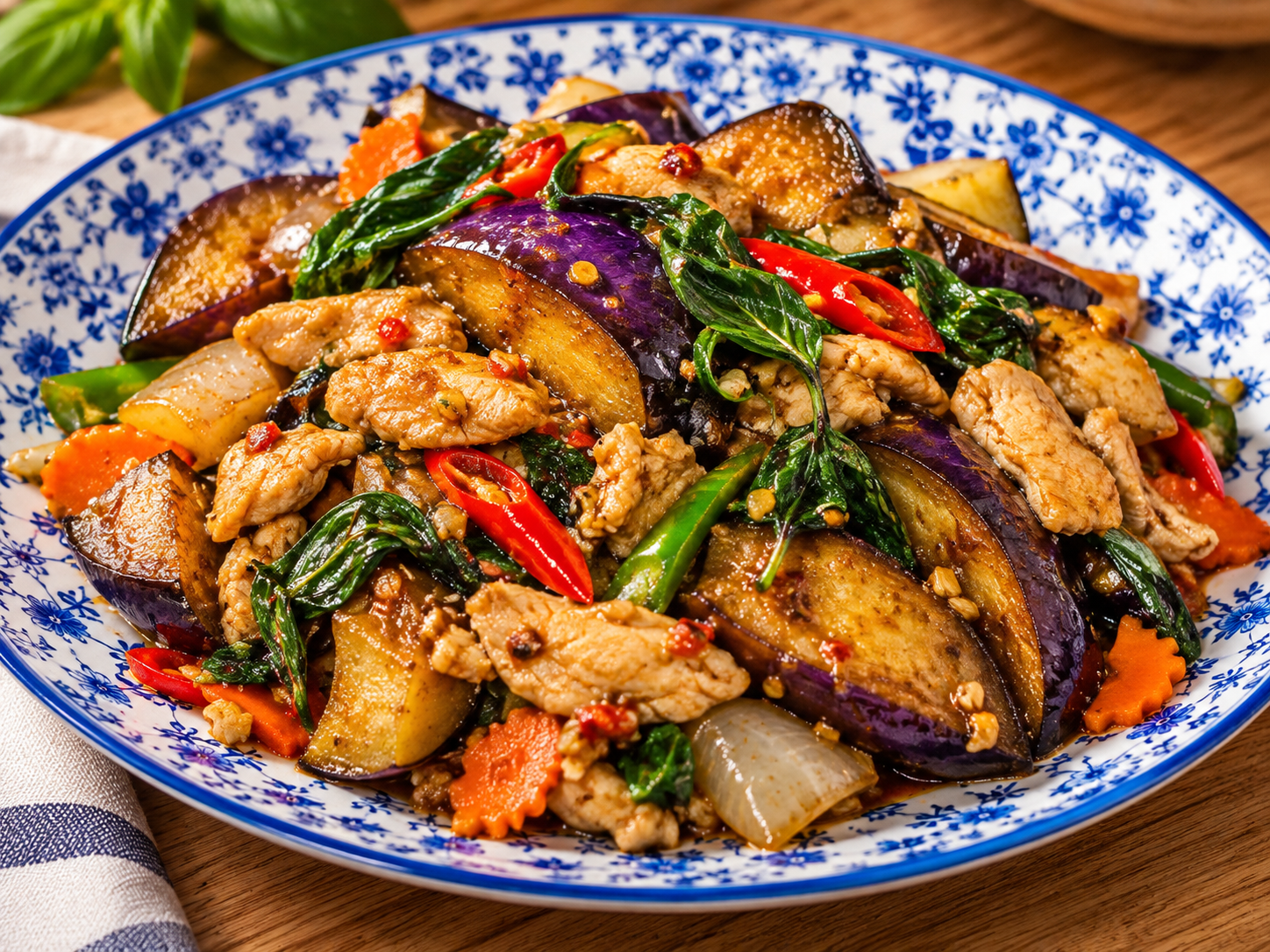 EGGPLANT BASIL
