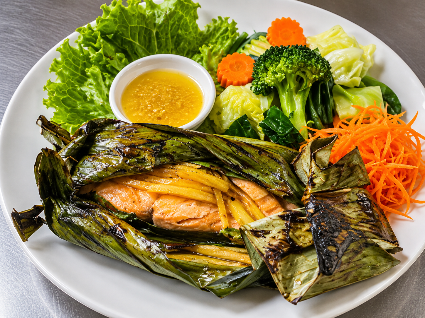 BANANA LEAF SALMON