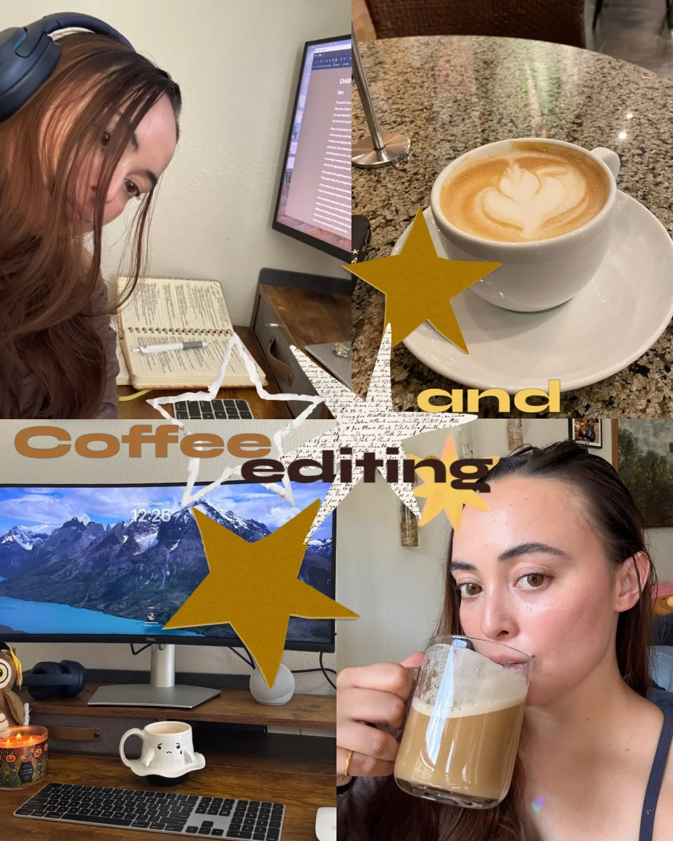 Apparently The City runs on credits. Its author runs on coffee. ☕️⭐️ The Lost Piece, fueled almost entirely by caffeine and questionable decisions. #editing #writing #scifi #betareaderswanted #debutnovel