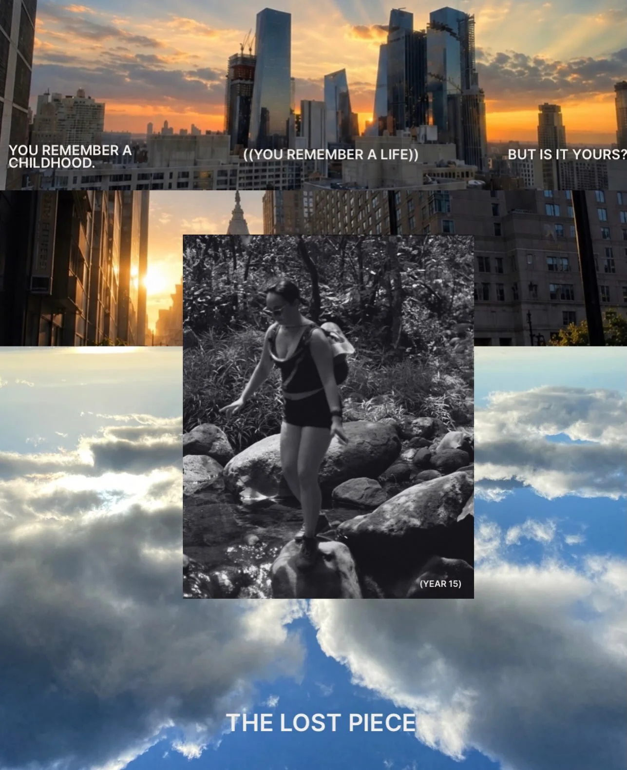You remember growing up. You remember the people you loved.

But can memory be evidence?

In The Lost Piece, six friends enter an annual Competition to make their permanent virtual City better. Then they start finding things that shouldn&rsquo;t exis