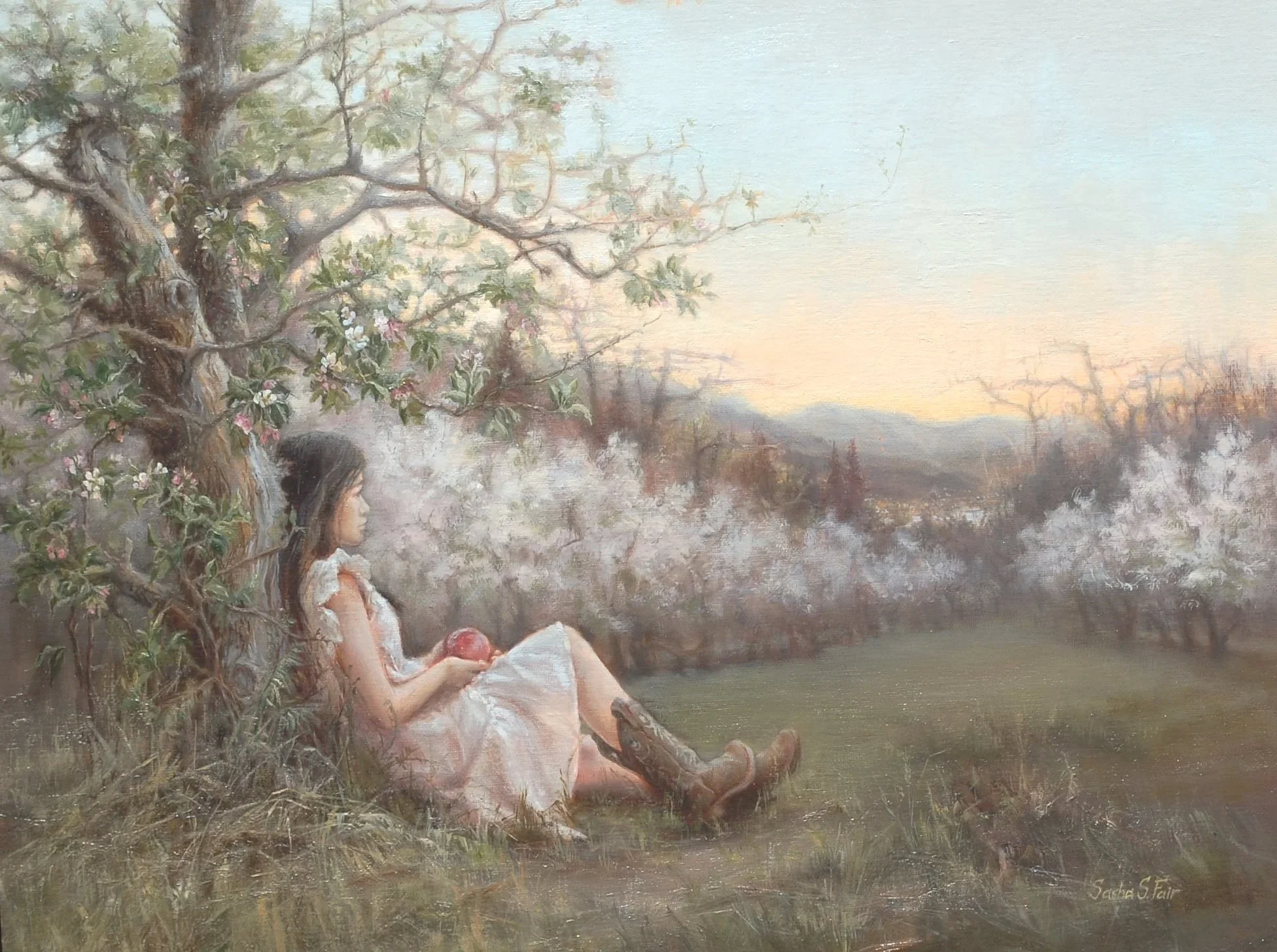 Spring in the Valley, 16x20, oil on canvas, sold