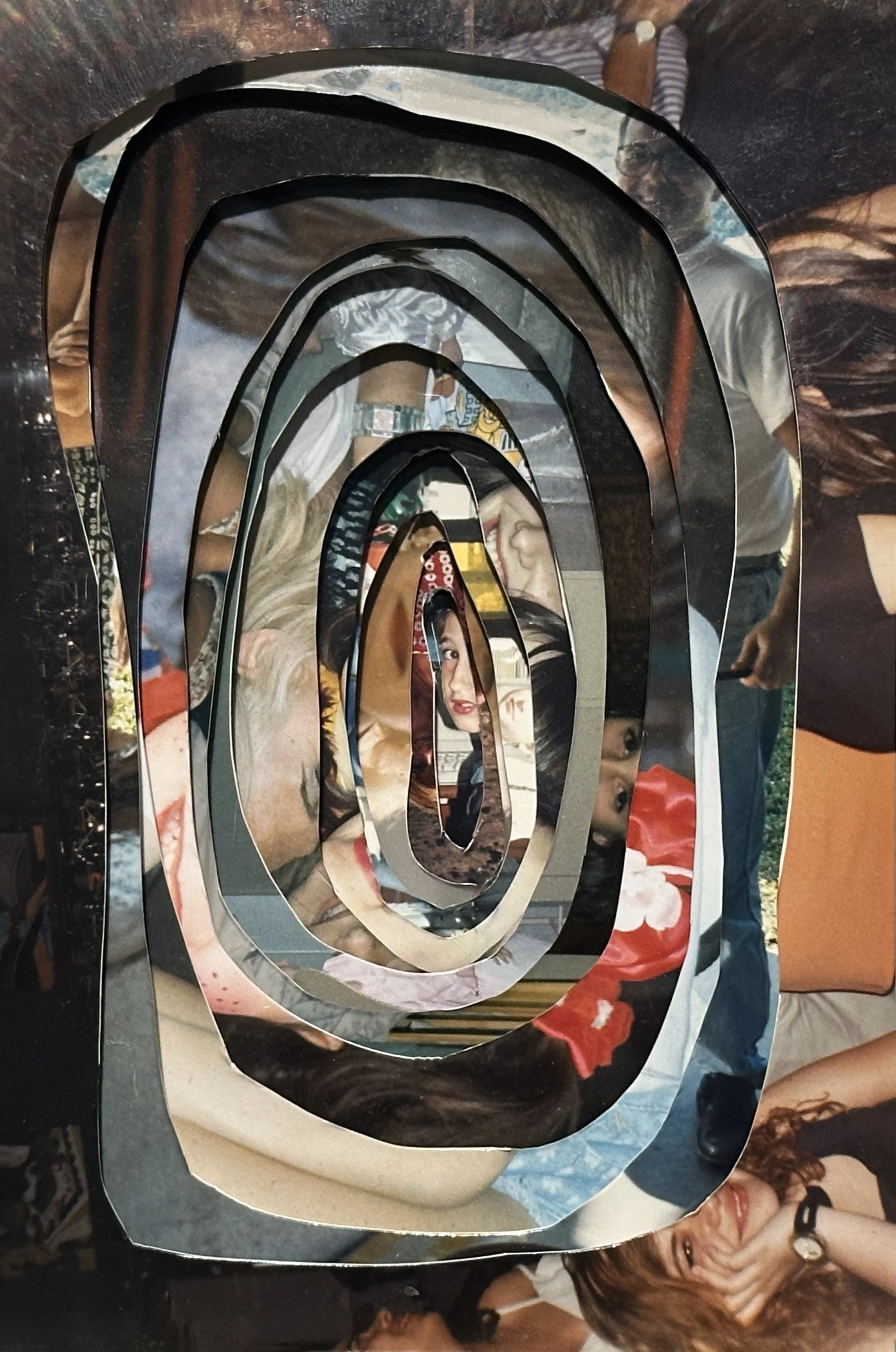 Memory Excavation detail treating family photographs and personal data as rare materials mined and preserved by artificial intelligence.