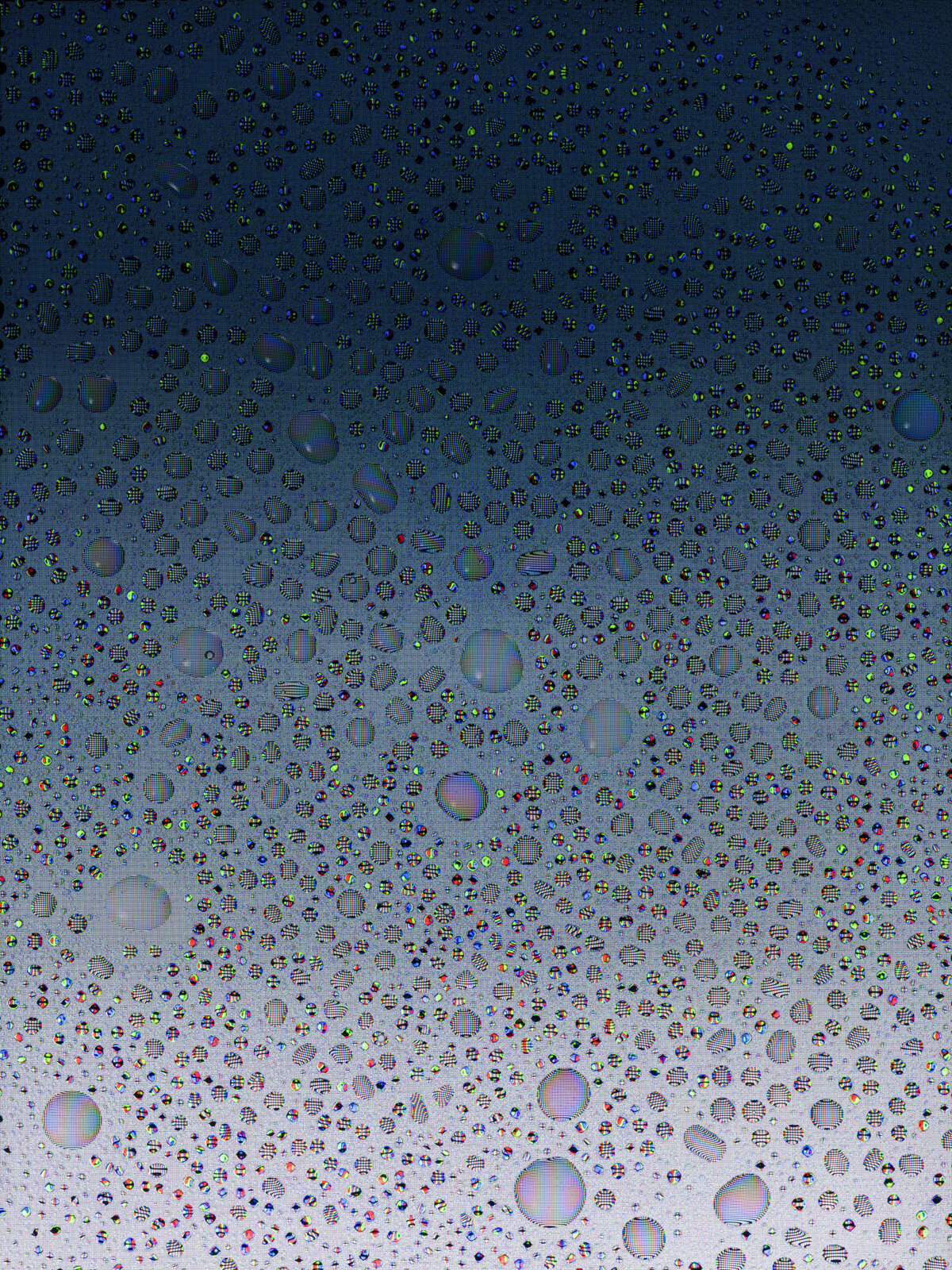 Tumblr image from Tears, Spit & Cum, combining bodily-fluid droplets with colors sampled from the blogging platform to explore online identity, visual culture and digital embodiment.