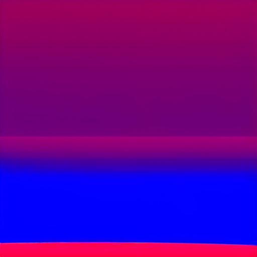 Abstract output number 85 from the recursive AI horse image sequence.