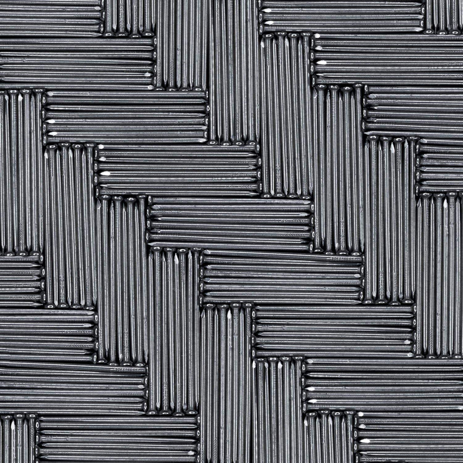 Detail of Geometry of Chaos #8, where the repeated unit becomes part of a new mass with characteristics beyond the sum of its parts.