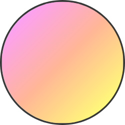 Geometric drawing of an outline square with sections divided by vertical, horizontal, and half circle lines.