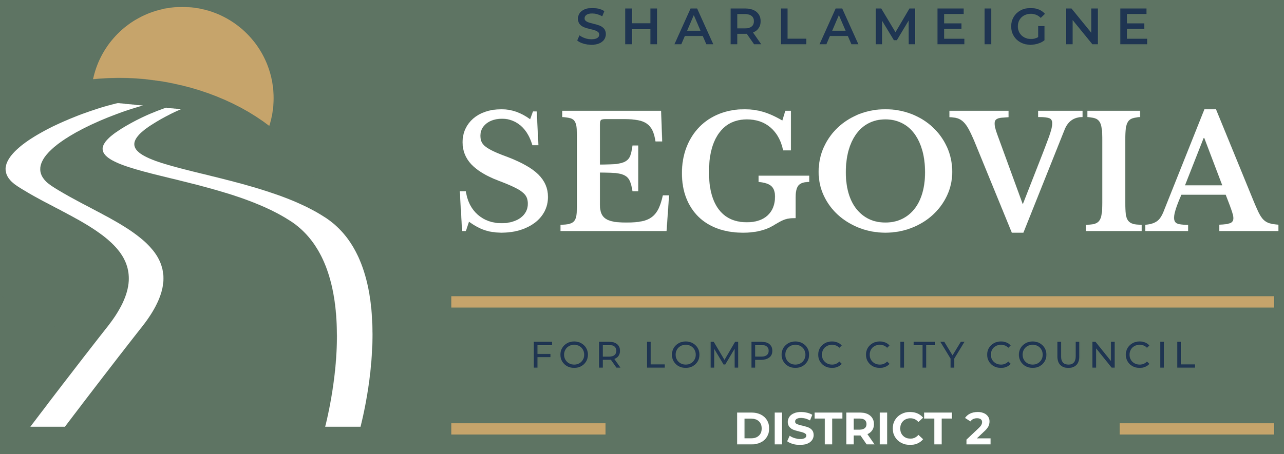 Sharlameigne for Lompoc City Council Inv. Logo