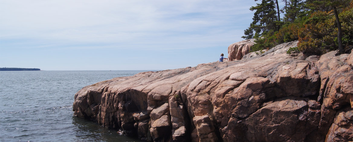This photo is from my family’s first trip to Maine.   Acadia National Park inspired my family and me to want to live here!